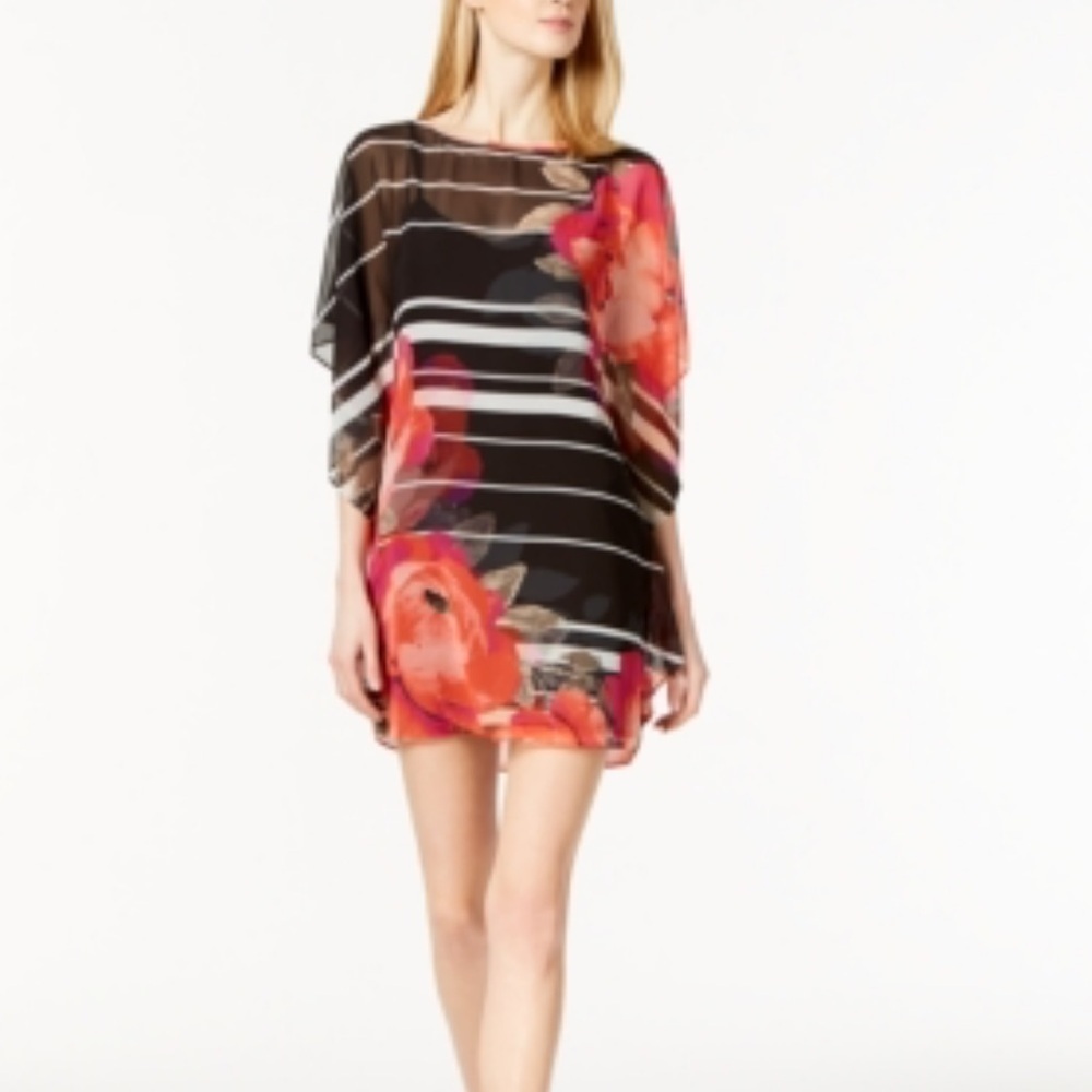 Trina Turk floral cover up size 0 - Picture 1 of 6